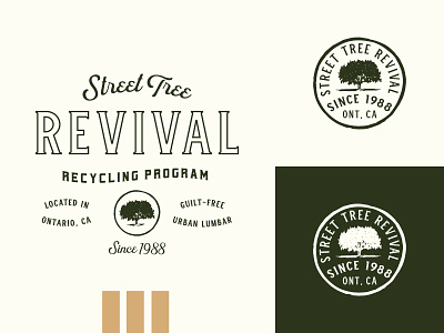 Street Tree Revival Logo Lockup