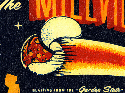 Big Fly Sneak Peak 4 baseball effect illustration retro shirt design space typography vintage