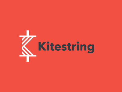 Kitestring Logo Reject brand branding branding design education icon identity identity branding identitydesign logo logo designer logodesign minimal simple spool typography vector