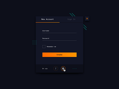 Create Account UI create account dailyui dailyui 001 design form sign in form sign up form ui ui desgin uichallenge visual design web web deisgn