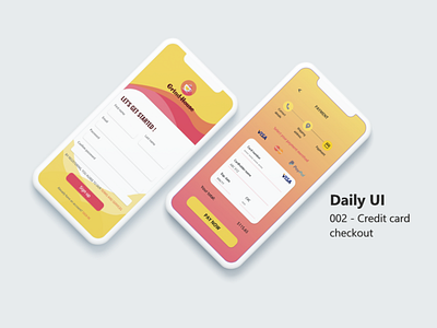 002 - Credit card checkout adobe app art daily 100 challenge dailyui dailyuichallenge design flat minimal ui web website