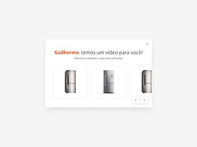 Brastemp/Whirlpool – Check-out pop-up e commerce product ui ux