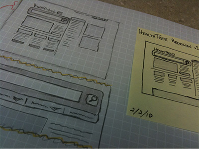 HealthTree Wireframes