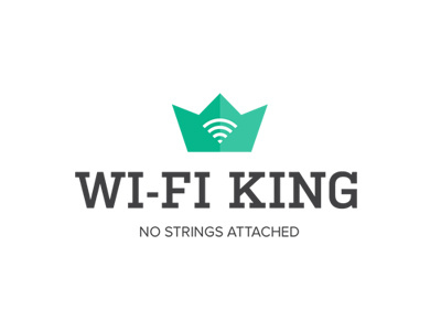Wifi King crown king logo wi fi wifi