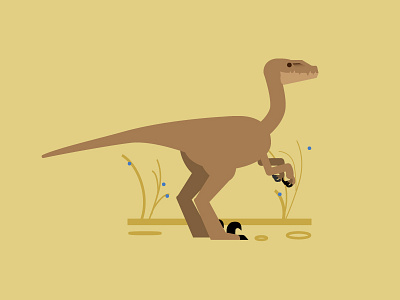 Raptor clever girl dinosaur illustration jurassic park sketch velociraptor