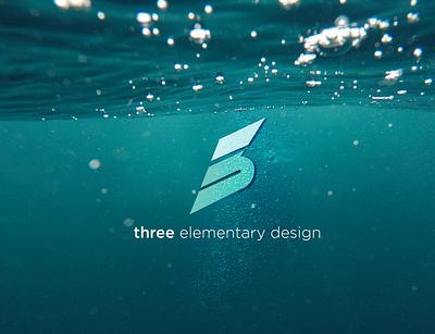 Three Elementary Design (Identity Promotion) branding design illustration logo