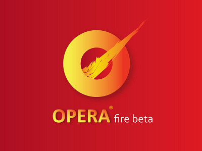 Opera Logo branding design illustration logo