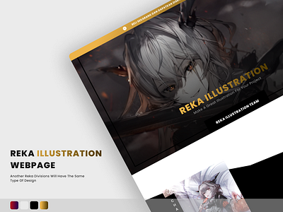Reka Illustration Website branding design illustration ui user interface web web design webdesign website