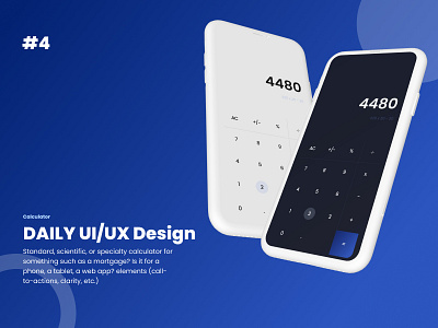 Daily UI | 4 - Calculator dailyui design ui user interface web web design webdesign website