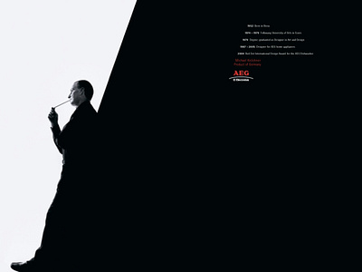 AEG Double page spread aeg design illustration minimal print typography