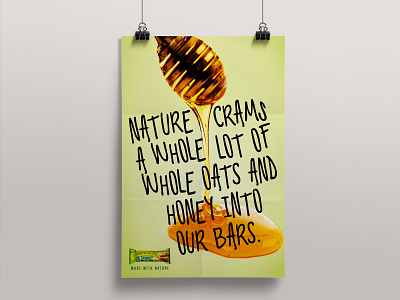 Nature Valley 6 sheet advertising design graphicdesign illustration print retouching typography