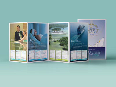 P&O 175 year Anniversary Cruise Brochure advertising corporate design design graphicdesign illustration print typography