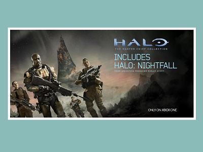 XBox Halo Nightfall London Imax Wrap