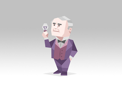 Thomas Edison (ENTP) 16 personalities illustration piotr antkowiak zeda labs