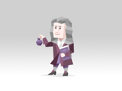 Isaac Newton (INTP) 16 personalities illustration piotr antkowiak zeda labs