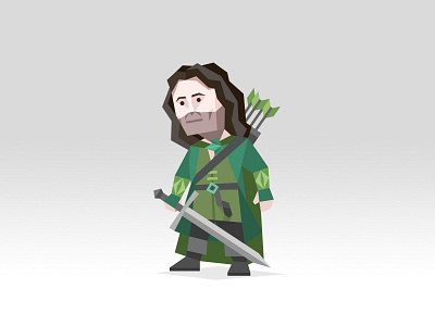 Aragorn (INFJ) 16 personalities illustration piotr antkowiak zeda labs