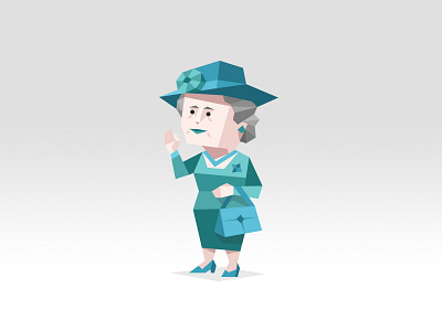 Queen Elizabeth II (ISFJ) 16 personalities illustration piotr antkowiak zeda labs