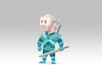Geralt of Rivia (ISTJ) 16 personalities illustration piotr antkowiak zeda labs