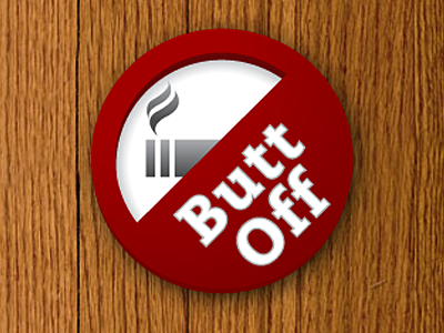 Buttoff App branding mobile app