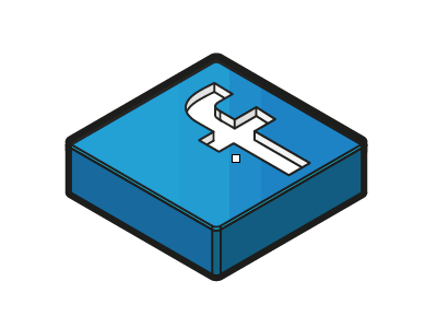 facebook server illustration vector