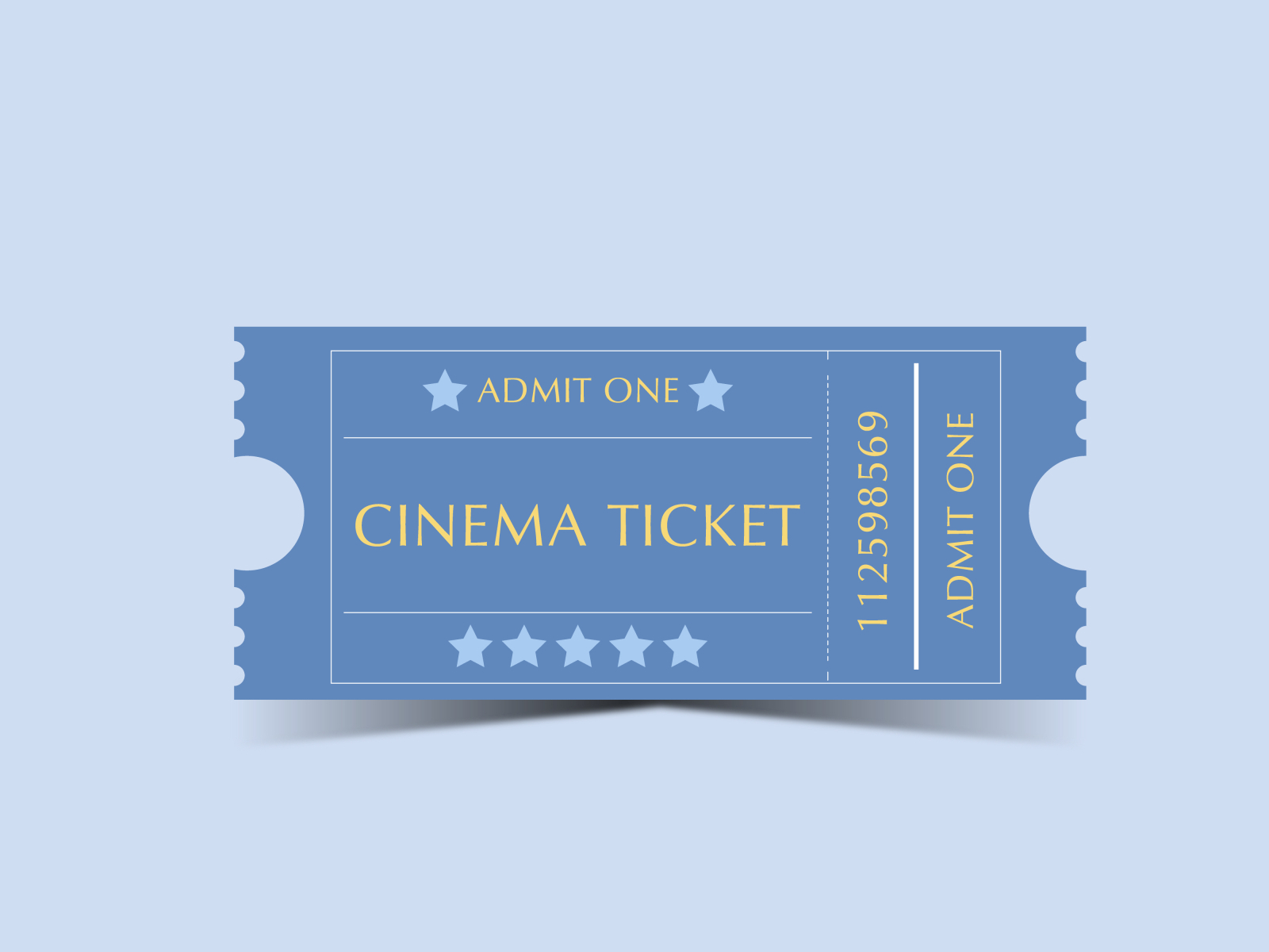 Ticket By IrinaKot On Dribbble