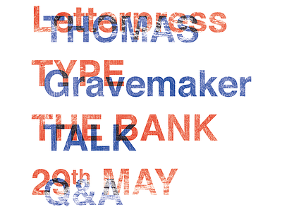 Thomas Gravemaker Talk / Q&A amsterdam graphic design letterpress typography