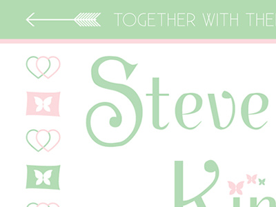 Spring theme wedding invitations