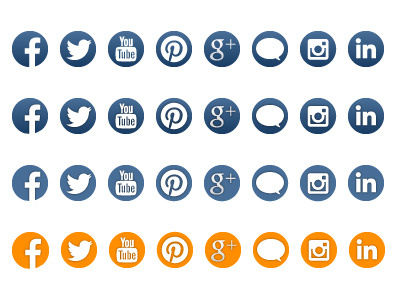 Social Icons for mothercare adobe illustrator cc footer icons social