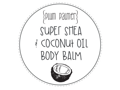 Top label super shea & coconut oil beauty coconut oil illustration labels print product super shea timeflieswheninparis top label