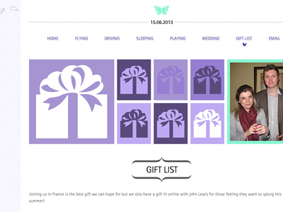 Giftlist Landing Page