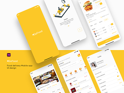 Food delivery app ui design app design ui ux