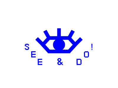 See & Do atlanta blue creativeloafing eye geometric icon illustrator isometric logo vector