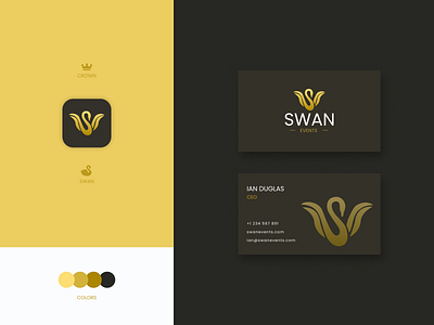 Swan Logo design illustration logo