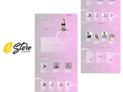 O' Yogo (Landing Page) design ui ux web