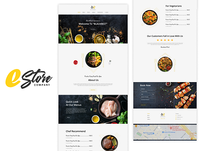 BlackRest Restaurant (Landing Page)