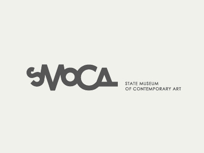 SMOCA logo design typographic