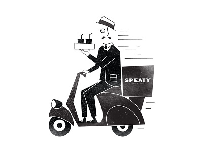 Speaty Delivery coffee delivery drinks scooter speaty thessaloniki vintage