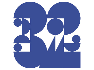 32 Griechische Filmwoche München 2018 32 circle film geometric logo minimal number