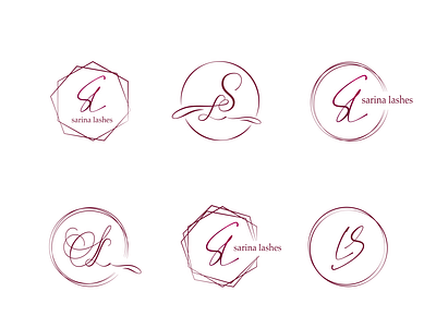 Development of a logo for a beauty salon branding design graphicdesign icon illustration logo vector web