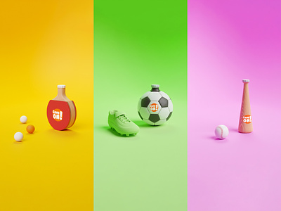 Brand Design Concept - Game On! Sports Drink