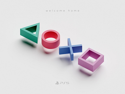 PlayStation 5 - Welcome Home by Tarek Al-Shawwa on Dribbble