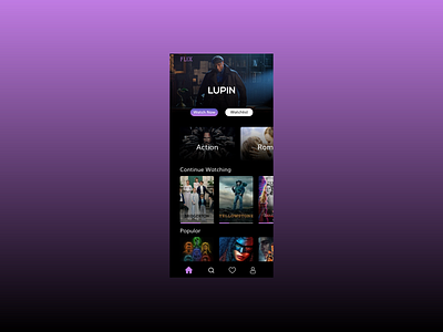 Daily UI Challenge, Day 025: TV App