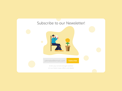 Daily UI Challenge, Day 026: Subscribe