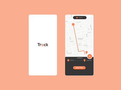 Daily UI Challenge, Day 029: Map app dailyui design flat fun logo minimal ui ux vector