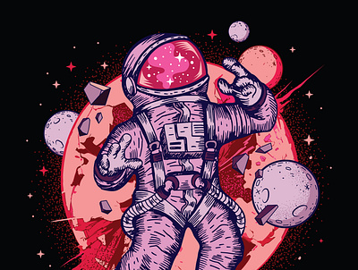 Astronaut - Concept Design astronaut design digitalart illustration texture