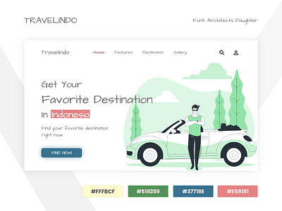 Travelindo: Travel Web Design