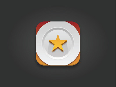 Icon app icon ipad iphone plate rating star website