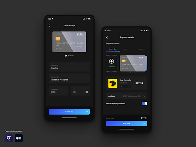 Daily UI - Credit Card Checkout design flat ui ux