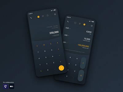 Daily UI - Calculator design flat ui ux