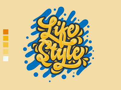 Life Style art artwork branding design graphic design illustration illustrator logo type typography vector